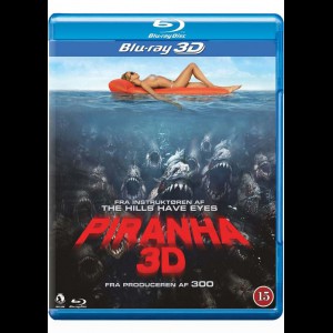 Piranha 3D (Inkluderer ikke 3D briller, Kan afspilles i 2D ogs&aring;)