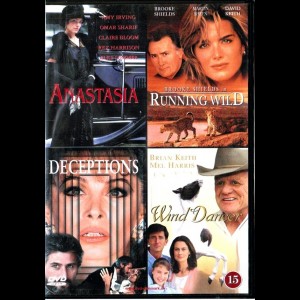 Anastasia + Deceptions + Running Wild + Wind Dancer (4 Film)